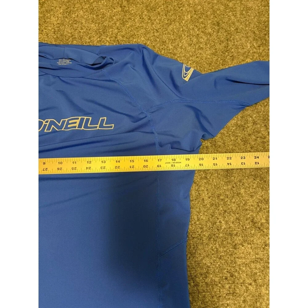 O'Neill Men's XL Blue Long Sleeve Rash Guard UPF 50+ Surf Swim Shirt